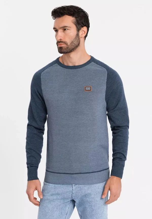 Strickpullover - navy blue