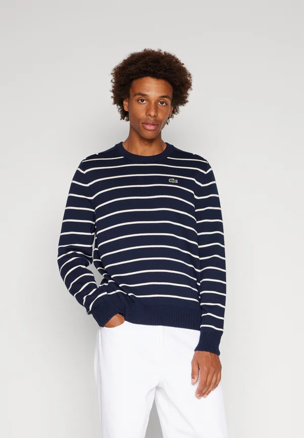 Strickpullover - navy blue/lapland
