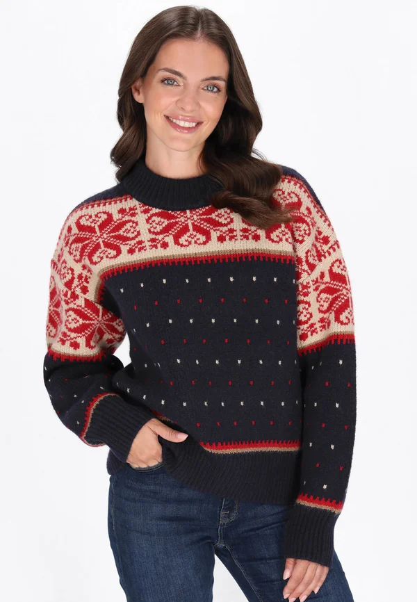 Strickpullover - navy multicolor