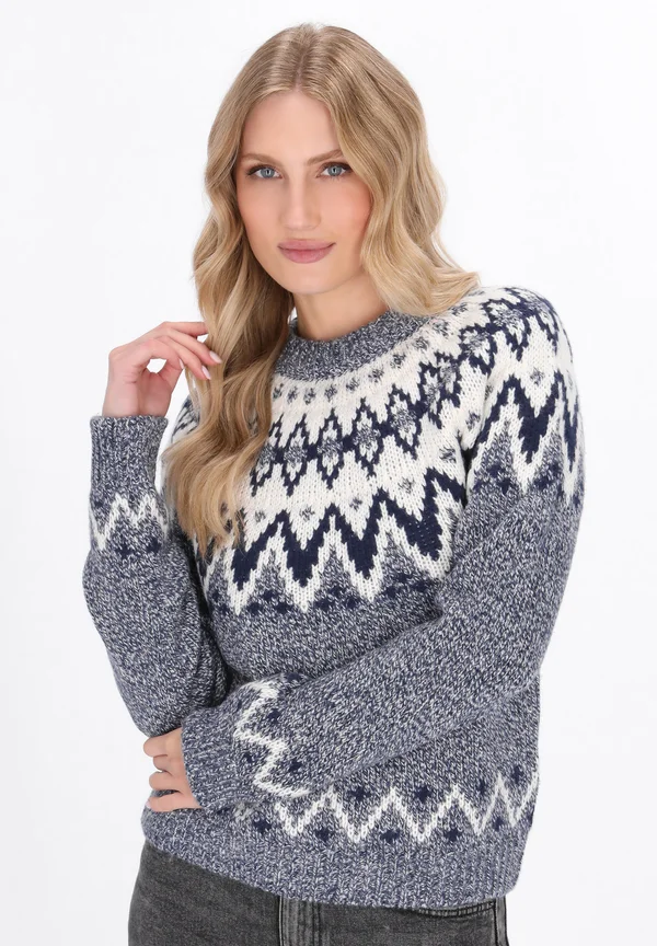 Strickpullover - navy multicolor