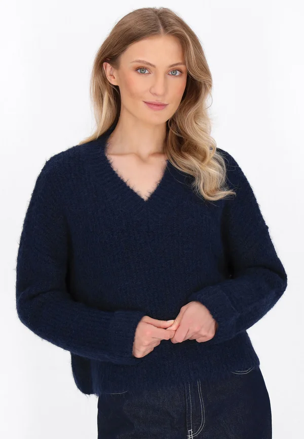 Strickpullover - navy