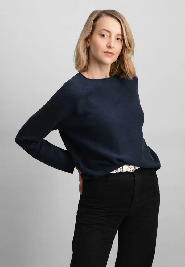 Strickpullover - navy