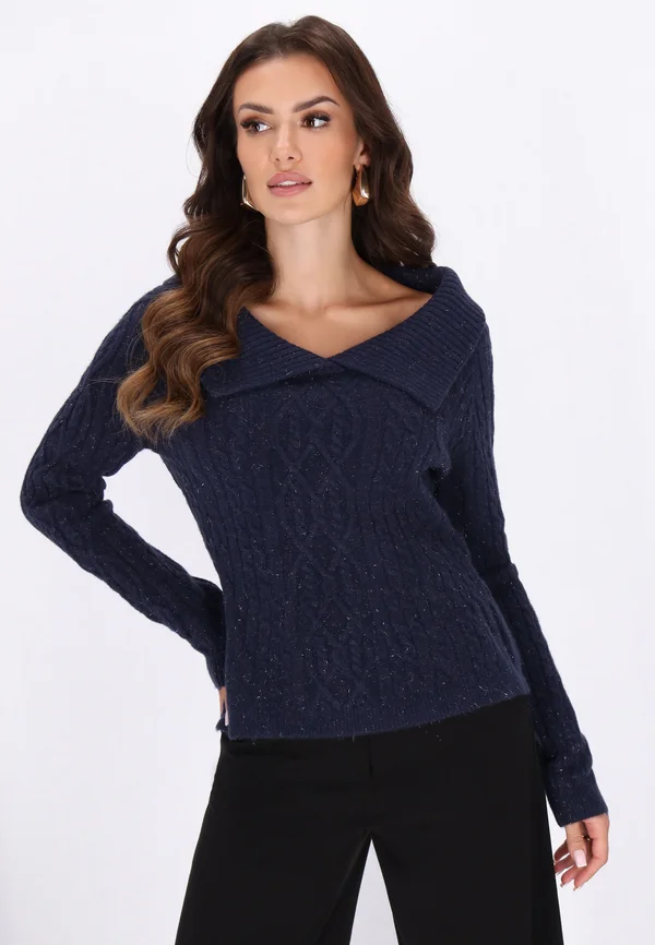 Strickpullover - navy