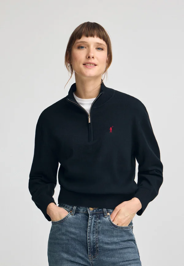 Strickpullover - navy