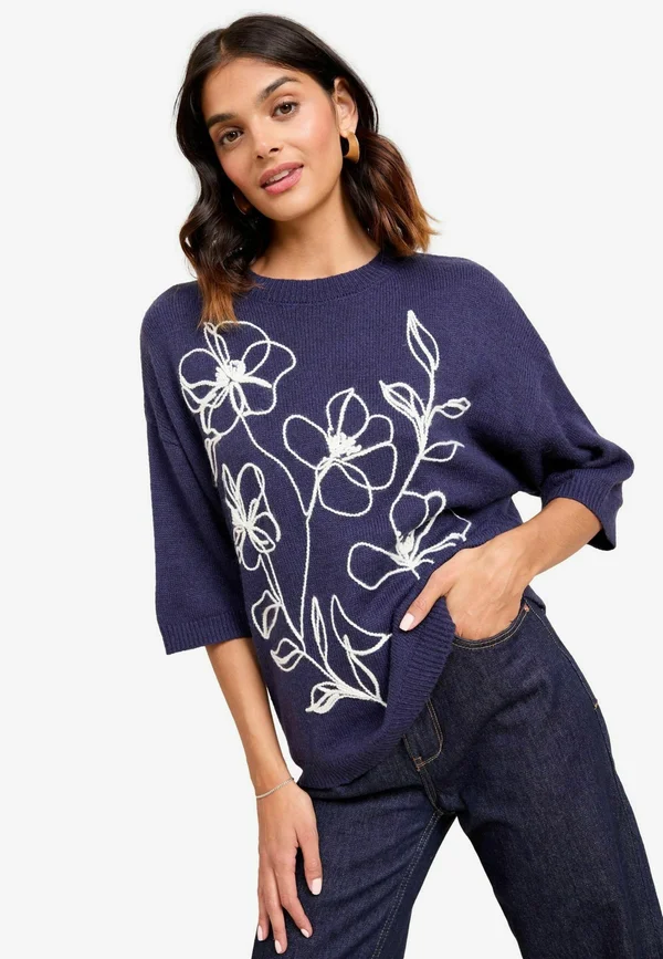 Strickpullover - navy