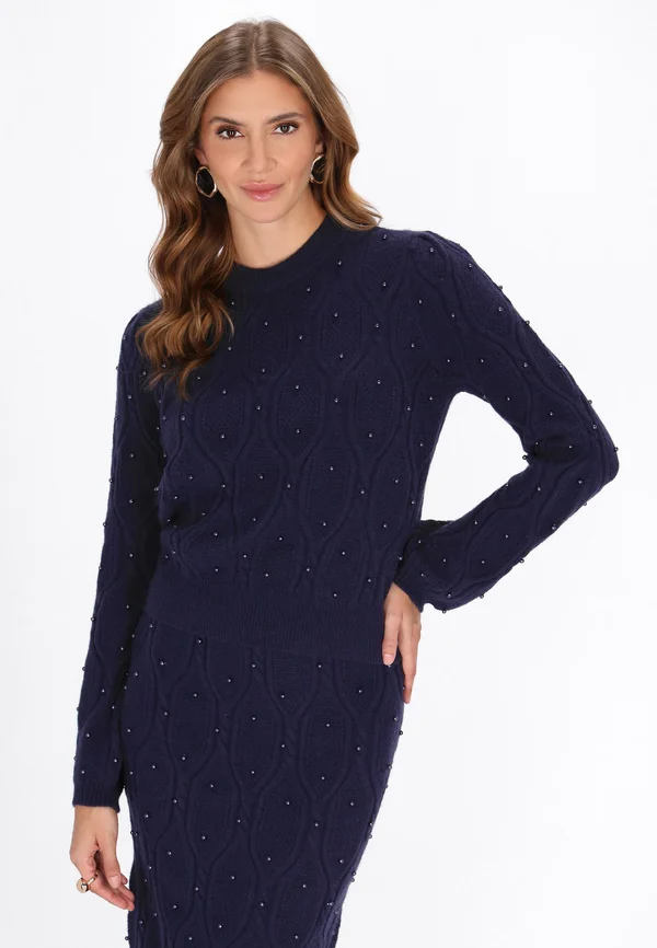 Strickpullover - navy