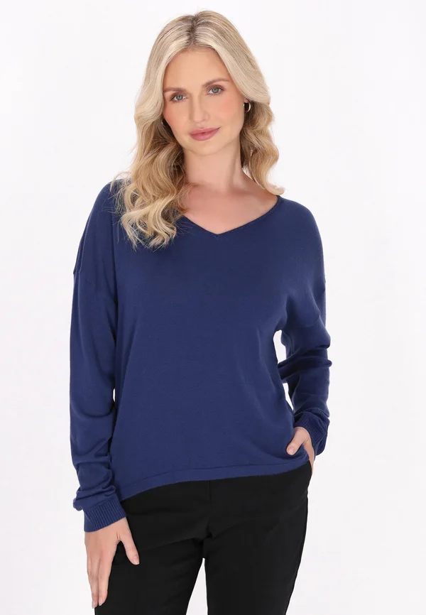 Strickpullover - navy