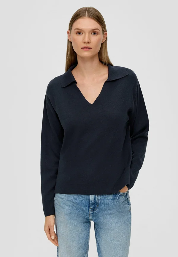Strickpullover - navy
