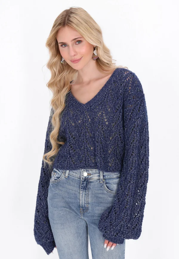 Strickpullover - navy