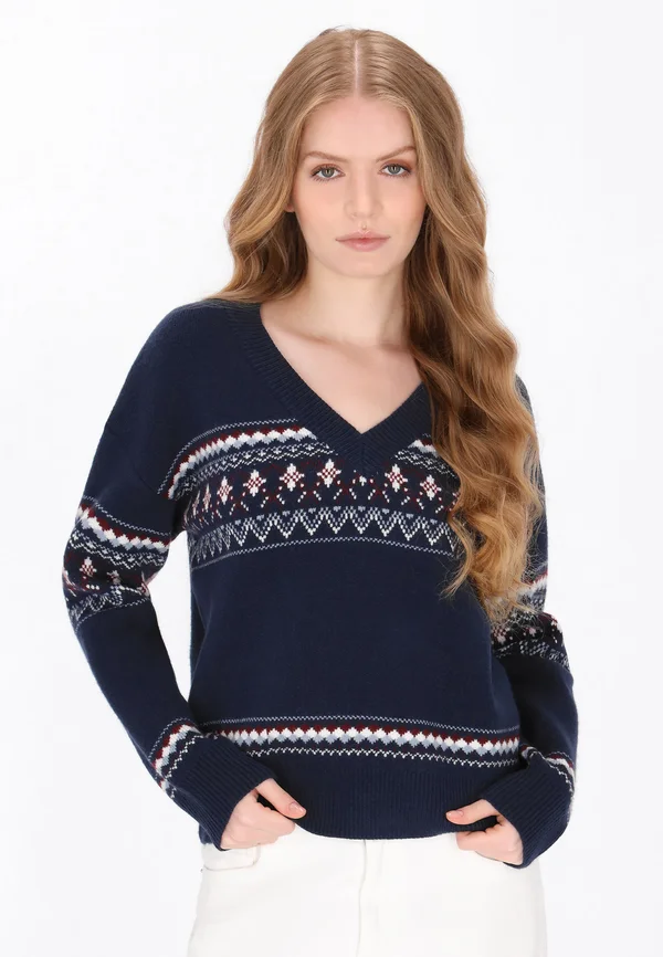 Strickpullover - navy