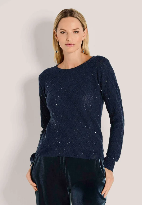 Strickpullover - navy