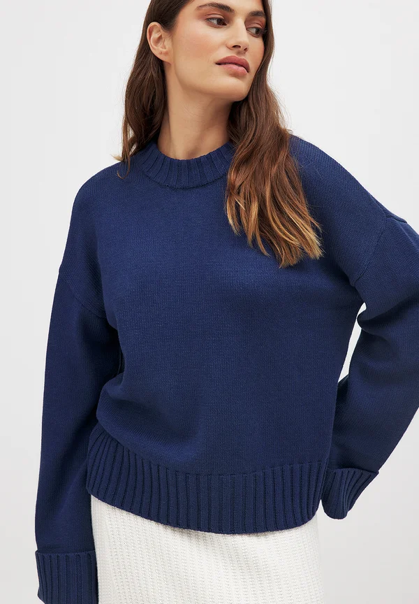 Strickpullover - navy