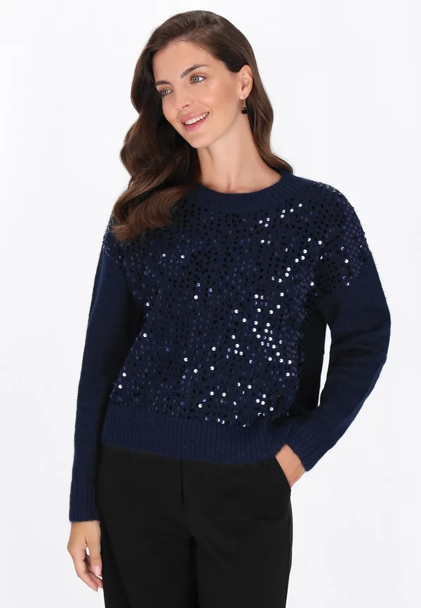 Strickpullover - navy