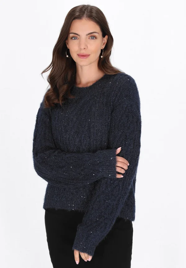 Strickpullover - navy