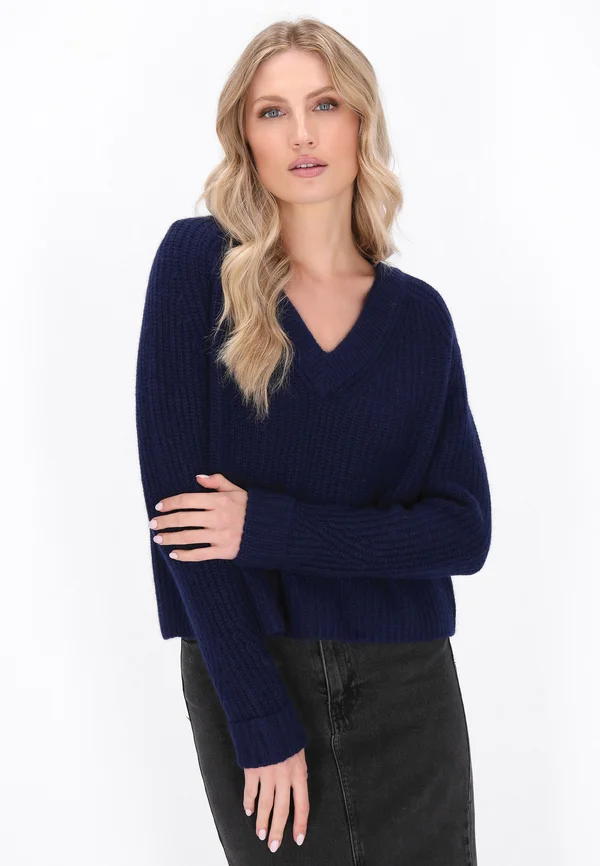 Strickpullover - navy