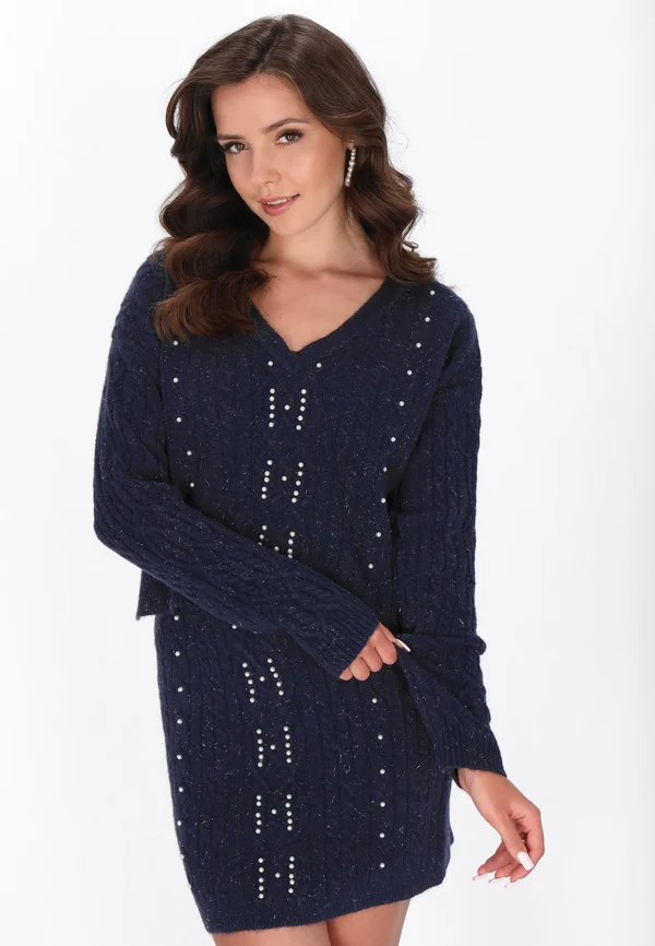 Strickpullover - navy
