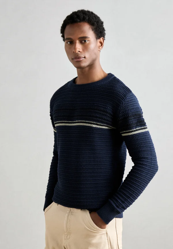 Strickpullover - navy
