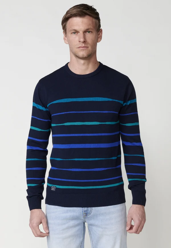 Strickpullover - navy