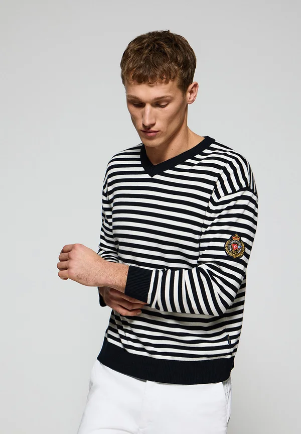 Strickpullover - navy