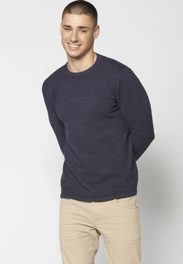 Strickpullover - navy