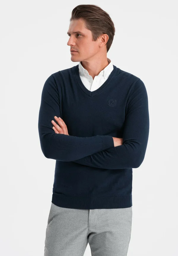 Strickpullover - navy