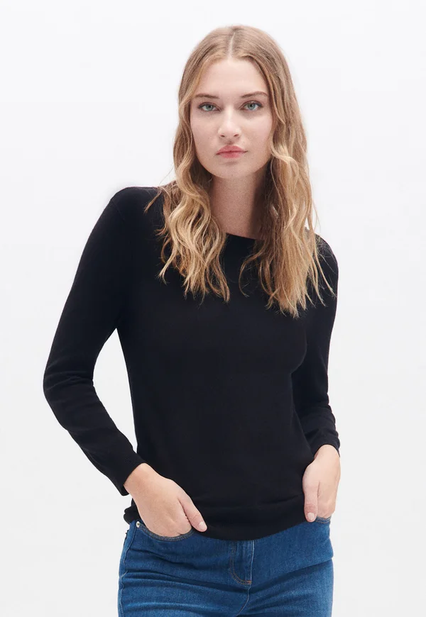 Strickpullover - noir