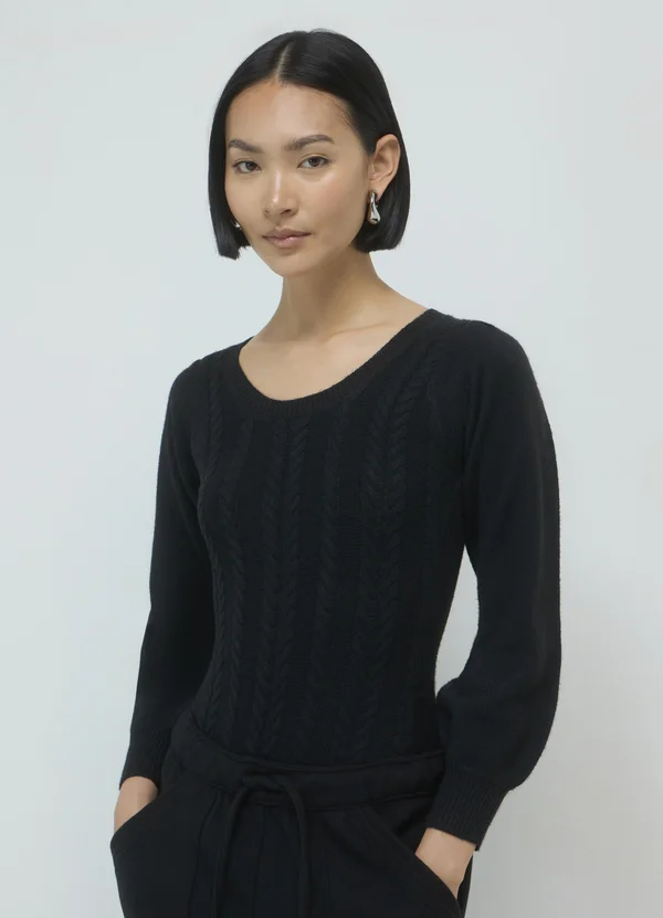 Strickpullover - noir