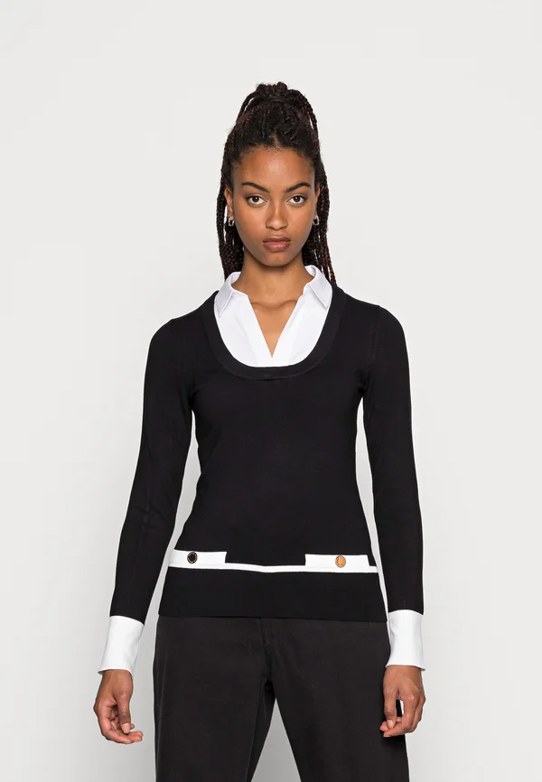 Strickpullover - noir