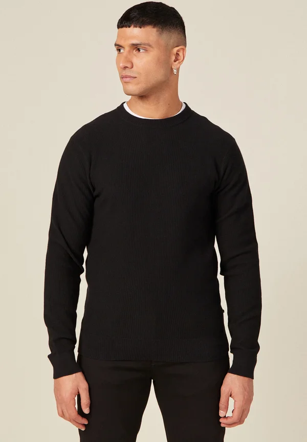 Strickpullover - noir