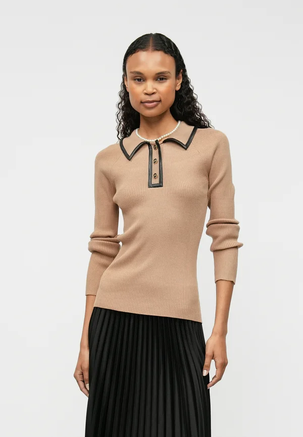 Strickpullover - nougat