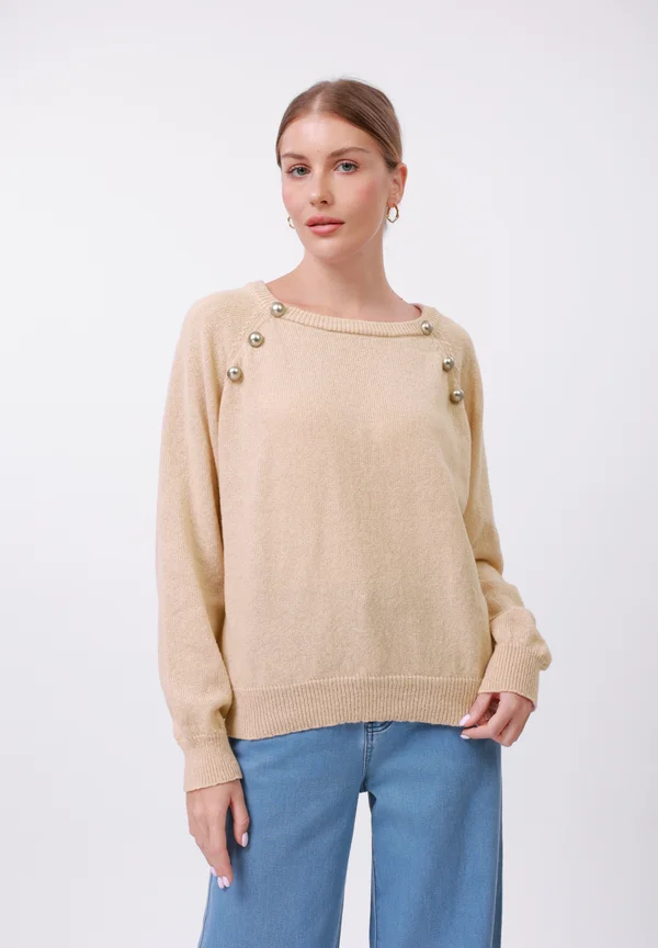 Strickpullover - nude