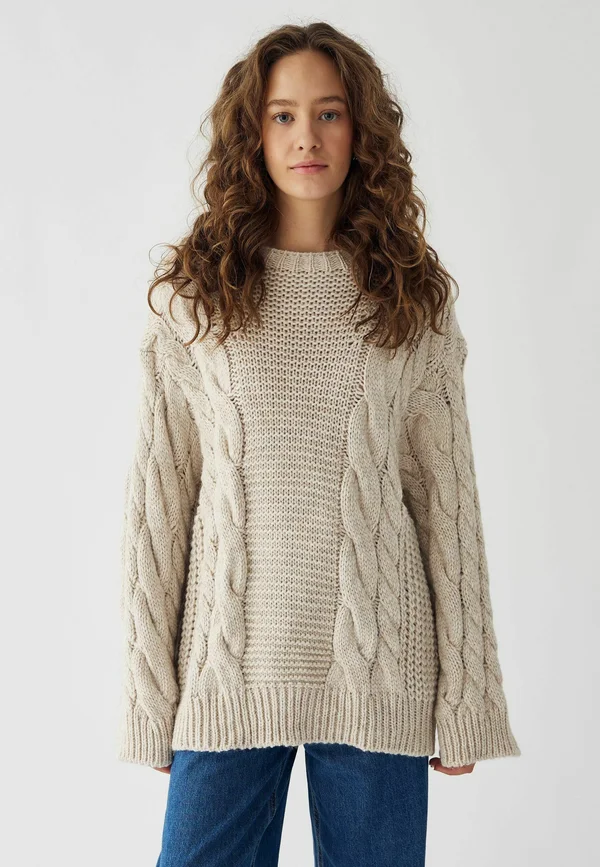 Strickpullover - oatmeal