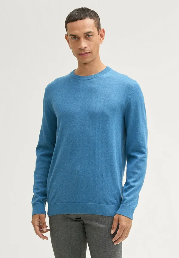 Strickpullover - ocean blue melange