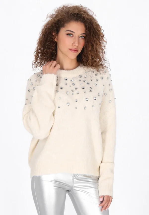 Strickpullover - off white