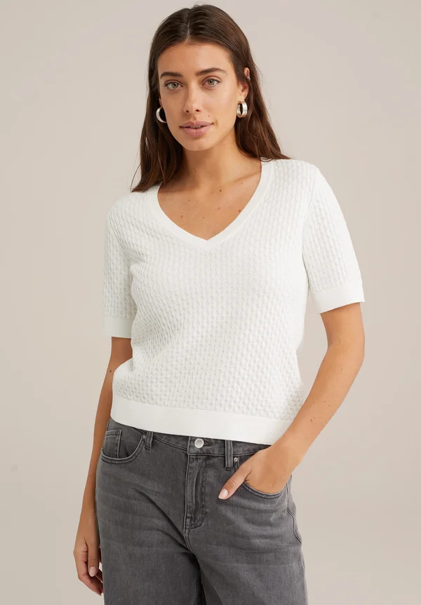 Strickpullover - off white