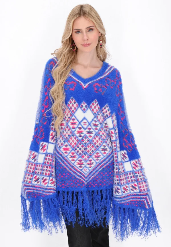 Strickpullover - offwhite multicolor