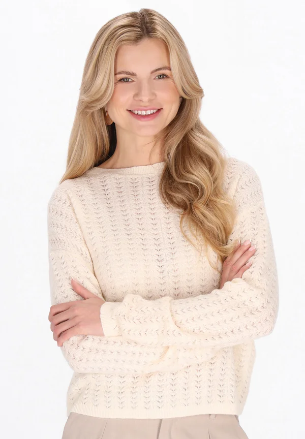 Strickpullover - offwhite