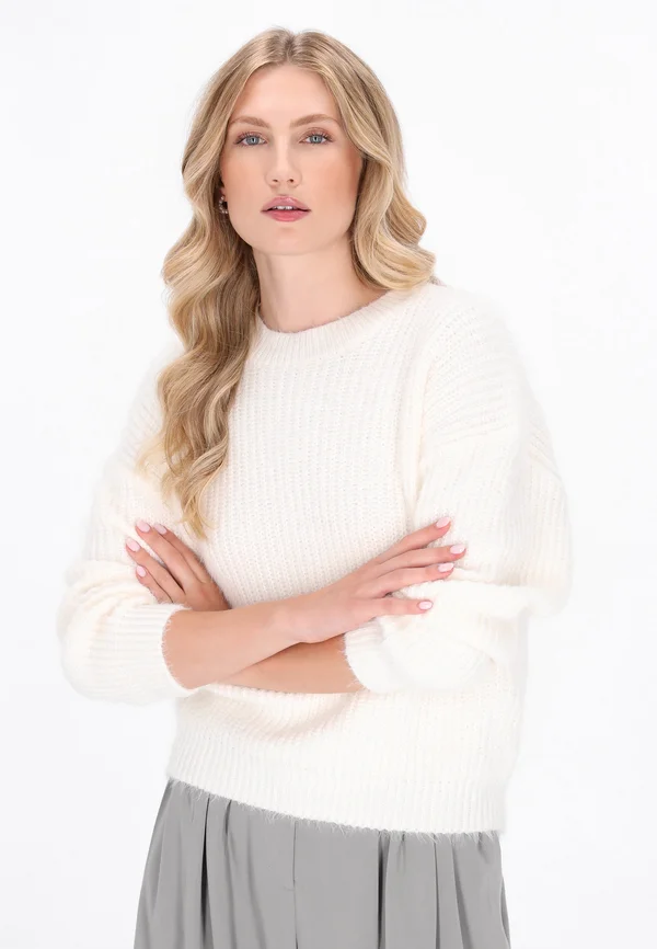 Strickpullover - offwhite