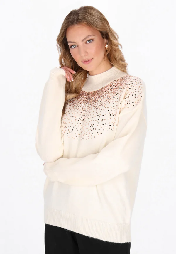 Strickpullover - offwhite