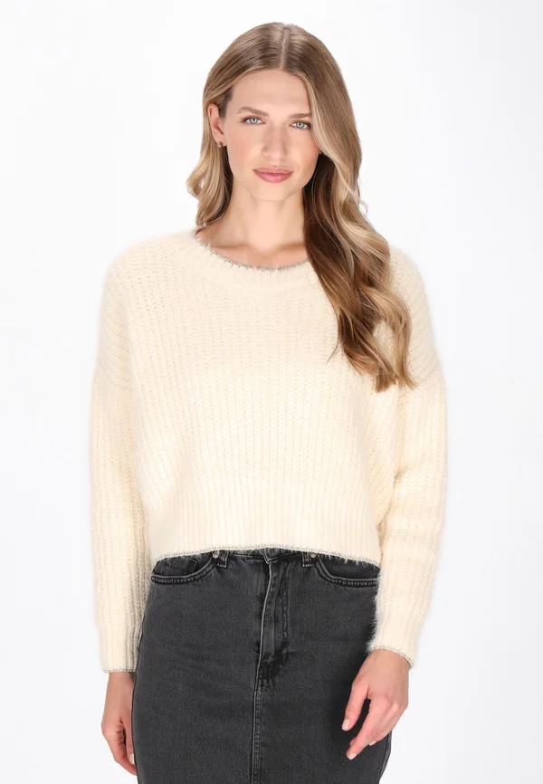 Strickpullover - offwhite