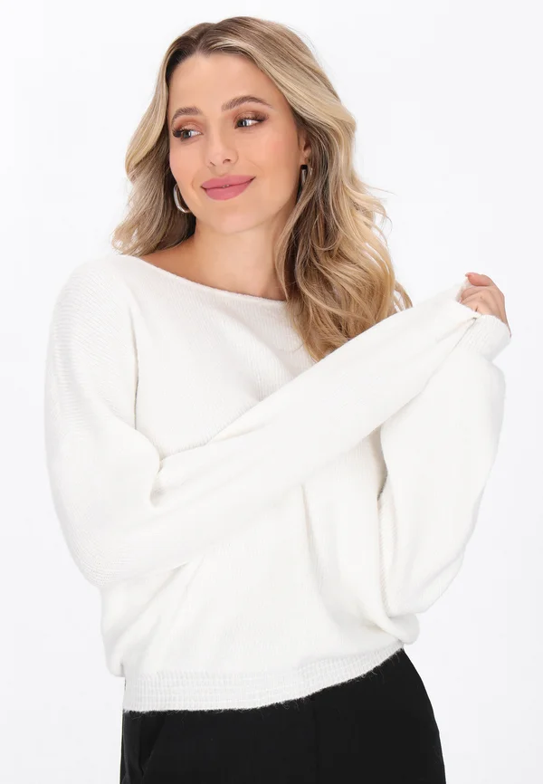 Strickpullover - offwhite