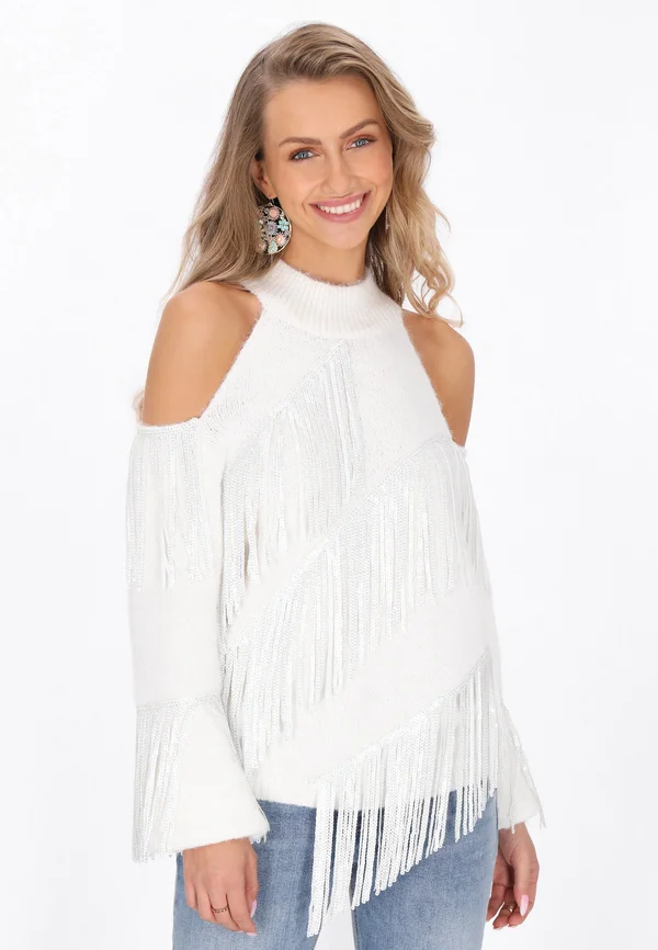 Strickpullover - offwhite