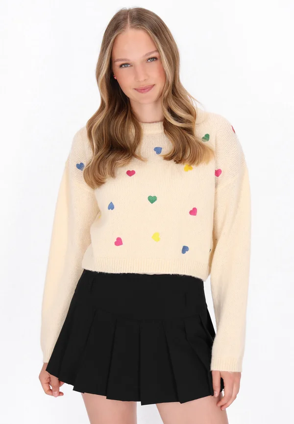 Strickpullover - offwhite