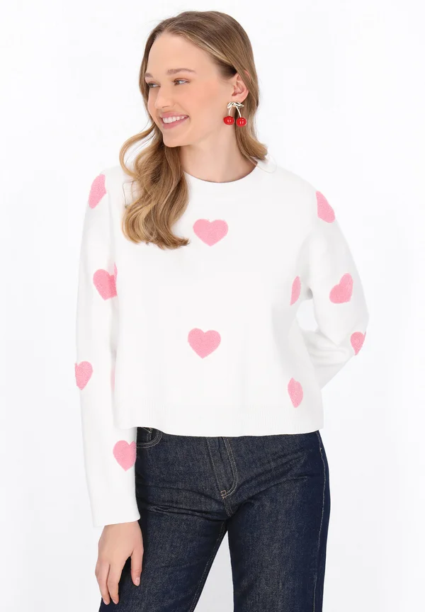 Strickpullover - offwhite