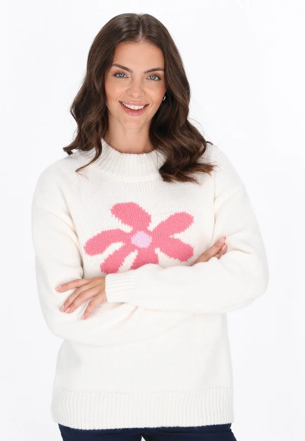 Strickpullover - offwhite