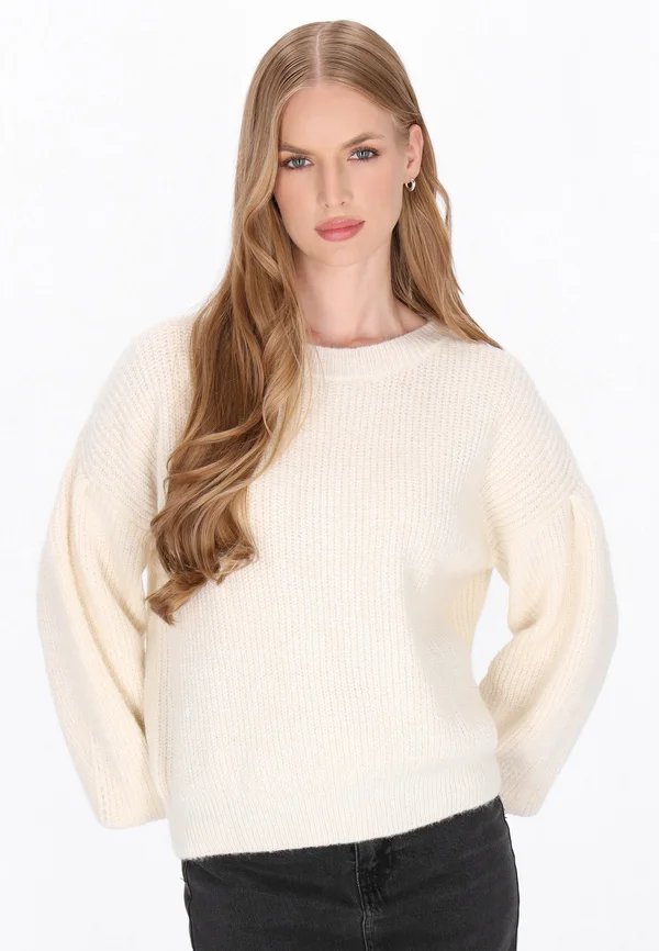 Strickpullover - offwhite