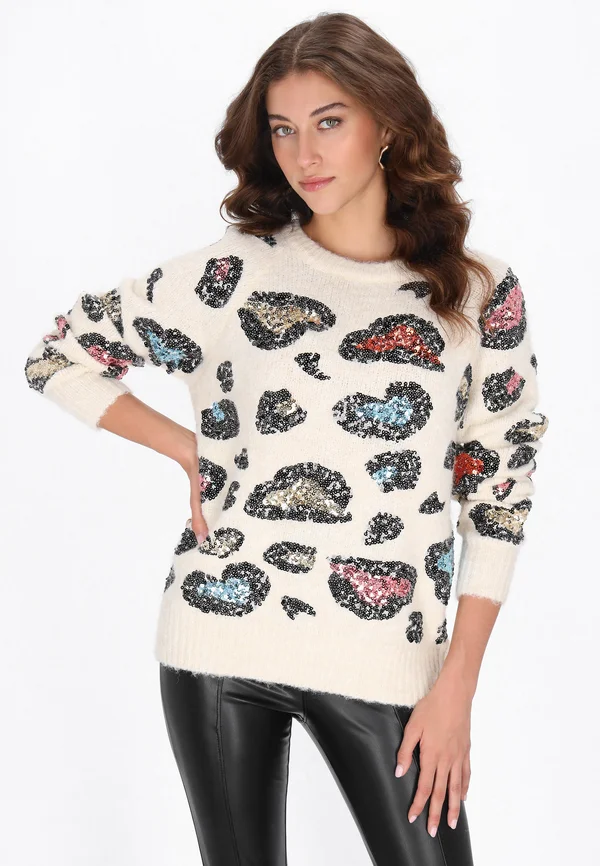 Strickpullover - offwhite