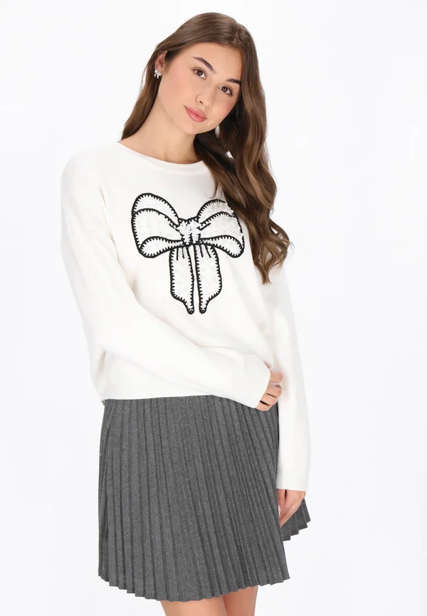 Strickpullover - offwhite