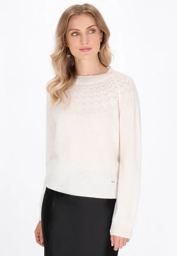 Strickpullover - offwhite