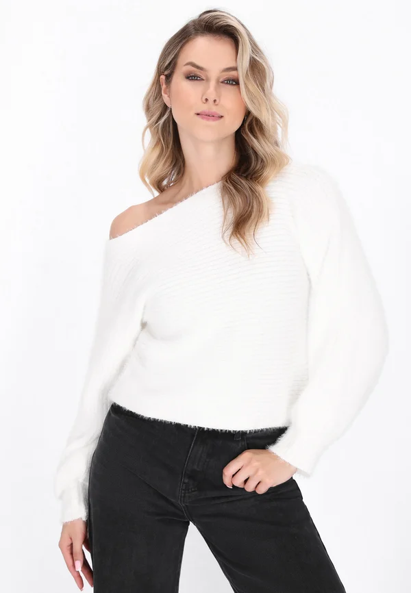 Strickpullover - offwhite